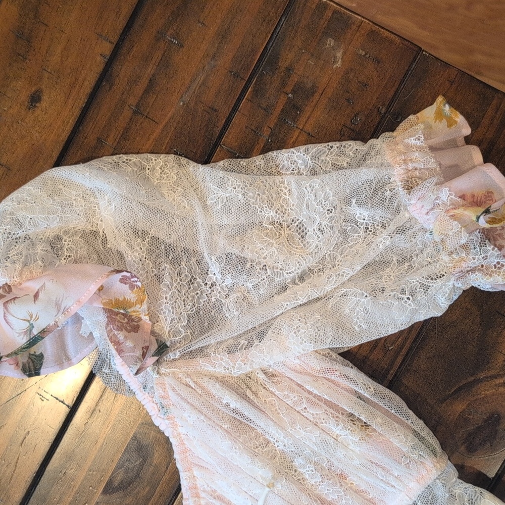 For Love & Lemons Nola Lace Mini Dress - Picture 8 of 12